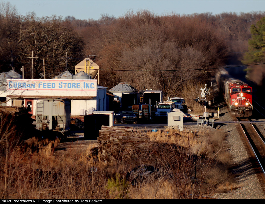 Passing the feed store